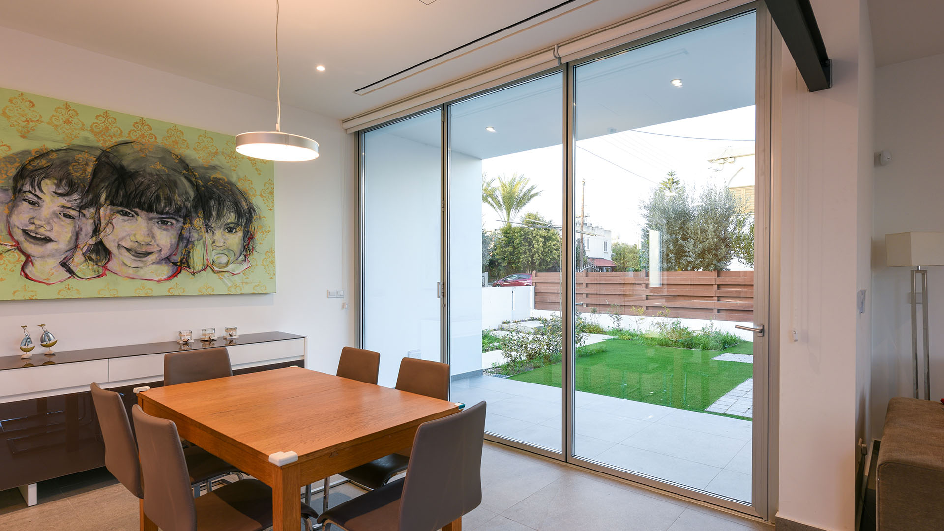 Minimalist bifold doors